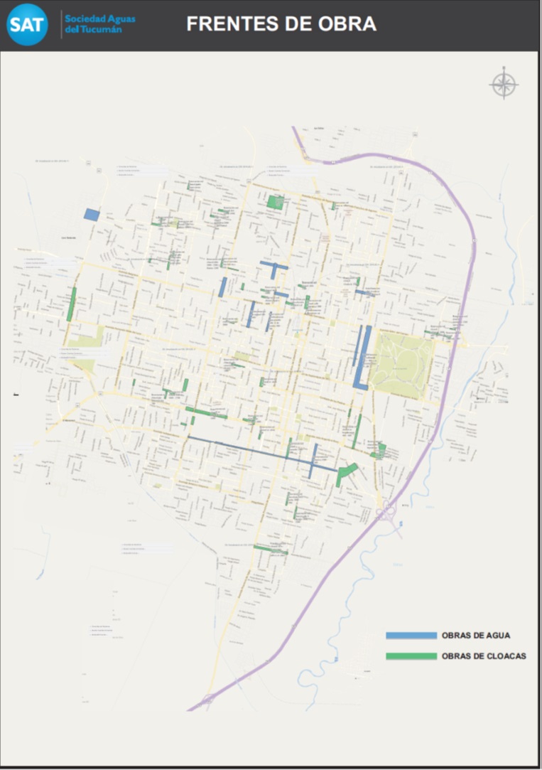 © 2024 SAT - Sociedad Aguas del Tucumán. Frentes de Obra